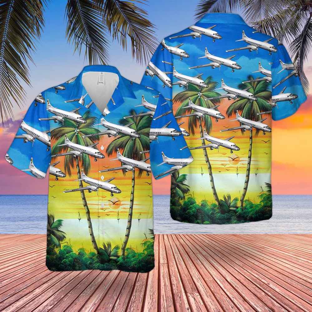 Air Force Hawaiian Shirt US Air Force Convair C 131 Samaritan Hawaiian Shirt Veteran Hawaiian Shirt 1 nttjcd.jpg