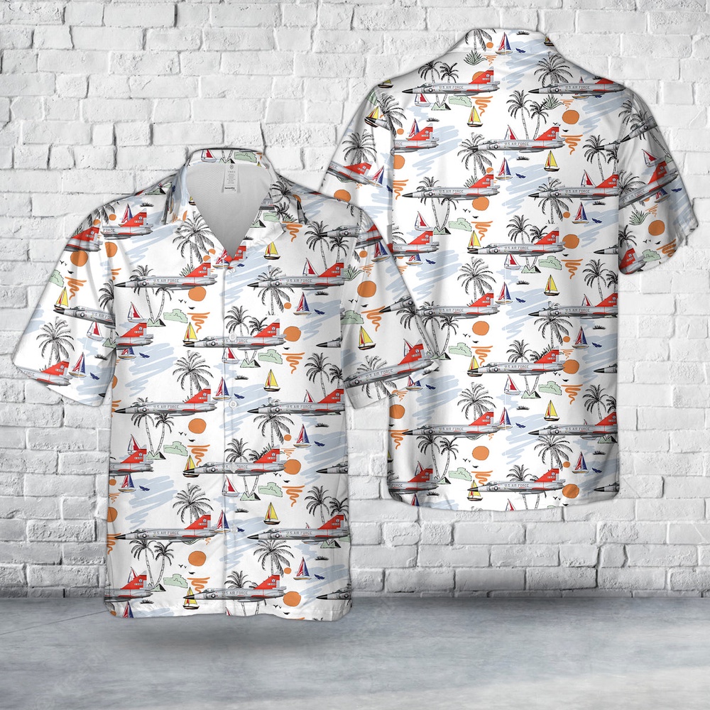 Air Force Hawaiian Shirt US Air Force Convair F 102A Delta Dagger 56 1488 179 FIS Bulldogs Minnesota ANG Hawaiian Shirt Veteran Hawaiian Shirt 1 ysqglm.jpg