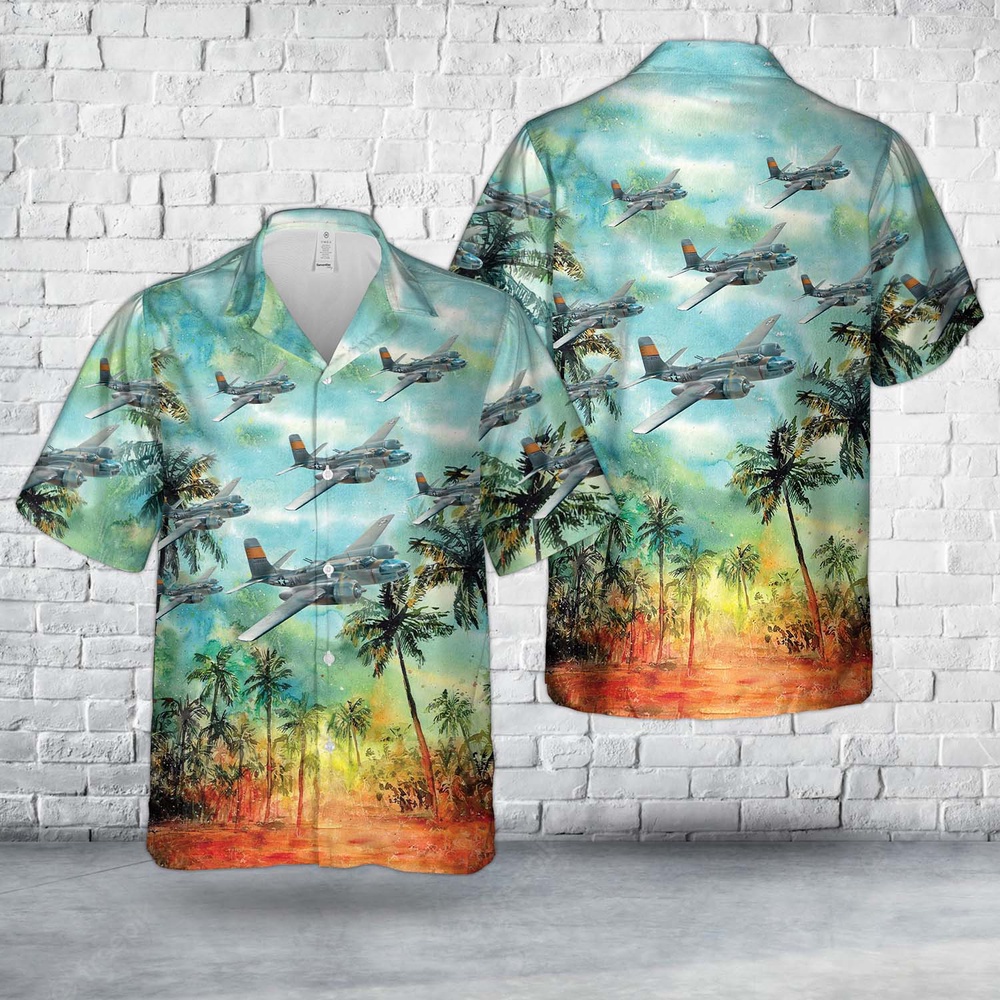 Air Force Hawaiian Shirt US Air Force Douglas A 26D0A1 15 Invader In WWII Hawaiian Shirt Veteran Hawaiian Shirt 1 yqidch.jpg