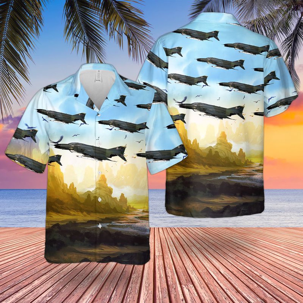 Air Force Hawaiian Shirt US Air Force F4G Wild Weasel Hawaiian Shirt Veteran Hawaiian Shirt 1 xh9rga.jpg
