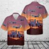 Air Force Hawaiian Shirt, US Air Force General Dynamics F-16C Of 64th Aggressor Squadron  Gomers Hawaiian Shirt, Veteran Hawaiian Shirt