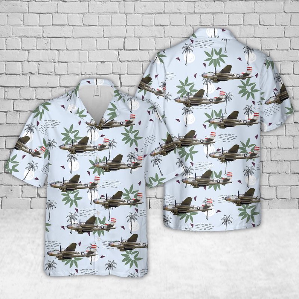 Air Force Hawaiian Shirt US Air Force North American B 25J Mitchell Panchito Hawaiian Shirt Veteran Hawaiian Shirt 1 wlfwgf.jpg Air Force Hawaiian Shirt US Air Force North American B 25J Mitchell Panchito Hawaiian Shirt Veteran Hawaiian Shirt 1 wlfwgf.jpg