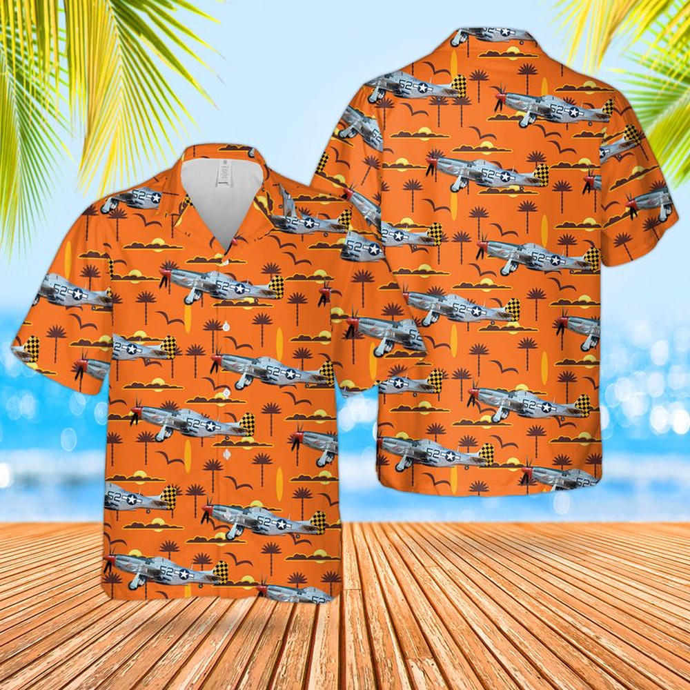 Air Force Hawaiian Shirt US Air Force North American P 51 Mustang Of World War 2 Hawaiian Shirt Veteran Hawaiian Shirt 1 c0i81z.jpg