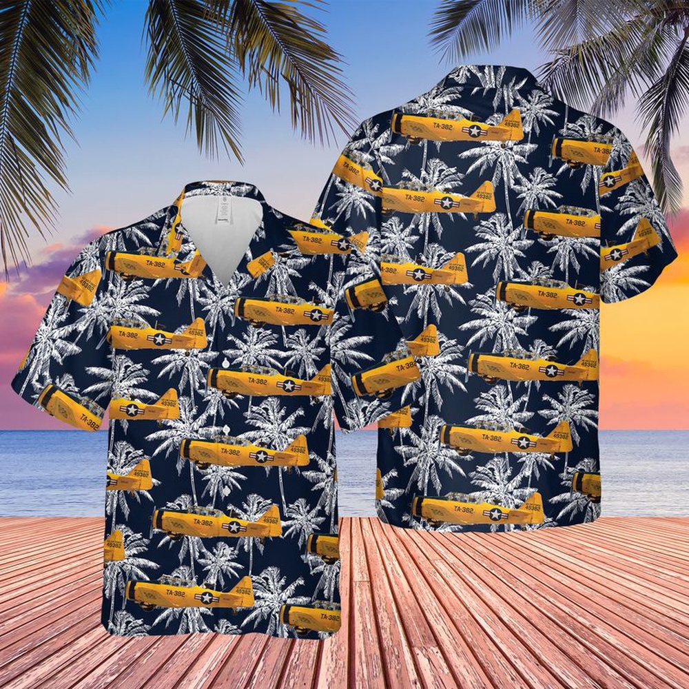 Air Force Hawaiian Shirt US Air Force North American T 6G Texan Hawaiian Shirt Veteran Hawaiian Shirt 1 h3nsrw.jpg