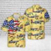 Air Force Hawaiian Shirt, US Air Force North American T-6G Texan Hawaiian Shirt, Veteran Hawaiian Shirt