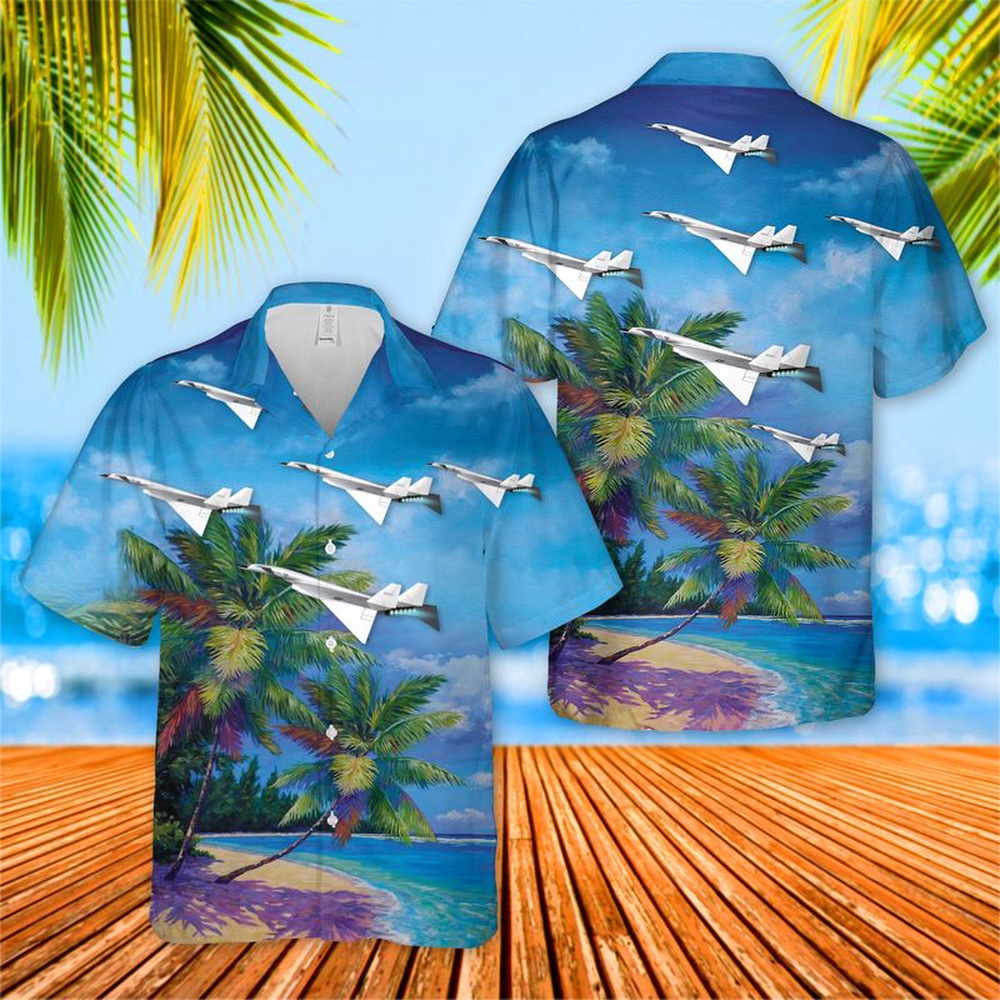 Air Force Hawaiian Shirt US Air Force North American XB 70 Valkyrie Hawaiian Shirt Veteran Hawaiian Shirt 1 bp6wwu.jpg