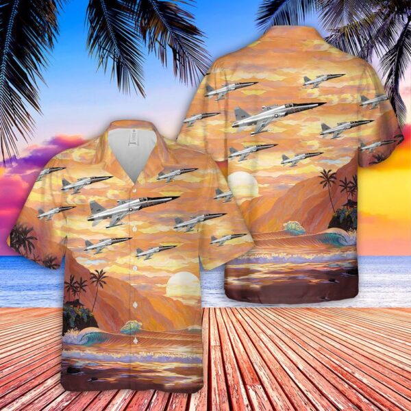 Air Force Hawaiian Shirt, US Air Force Northrop F-5 Hawaiian Shirt, Veteran Hawaiian Shirt