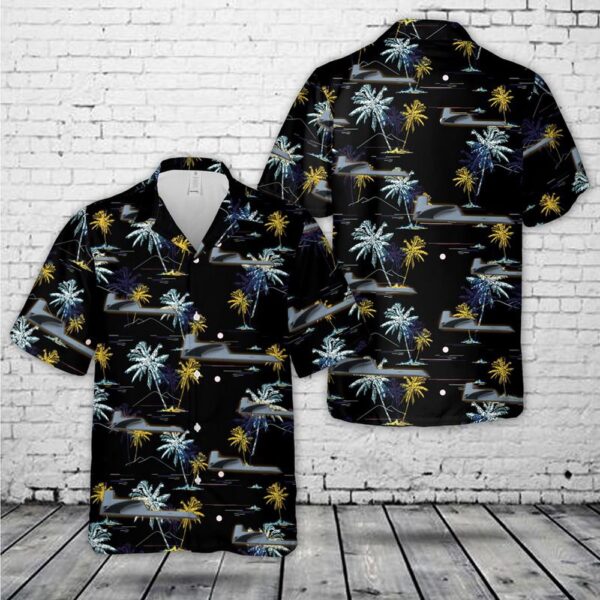 Air Force Hawaiian Shirt, US Air Force Northrop Grumman B-21 Raider Hawaiian Shirt, Veteran Hawaiian Shirt