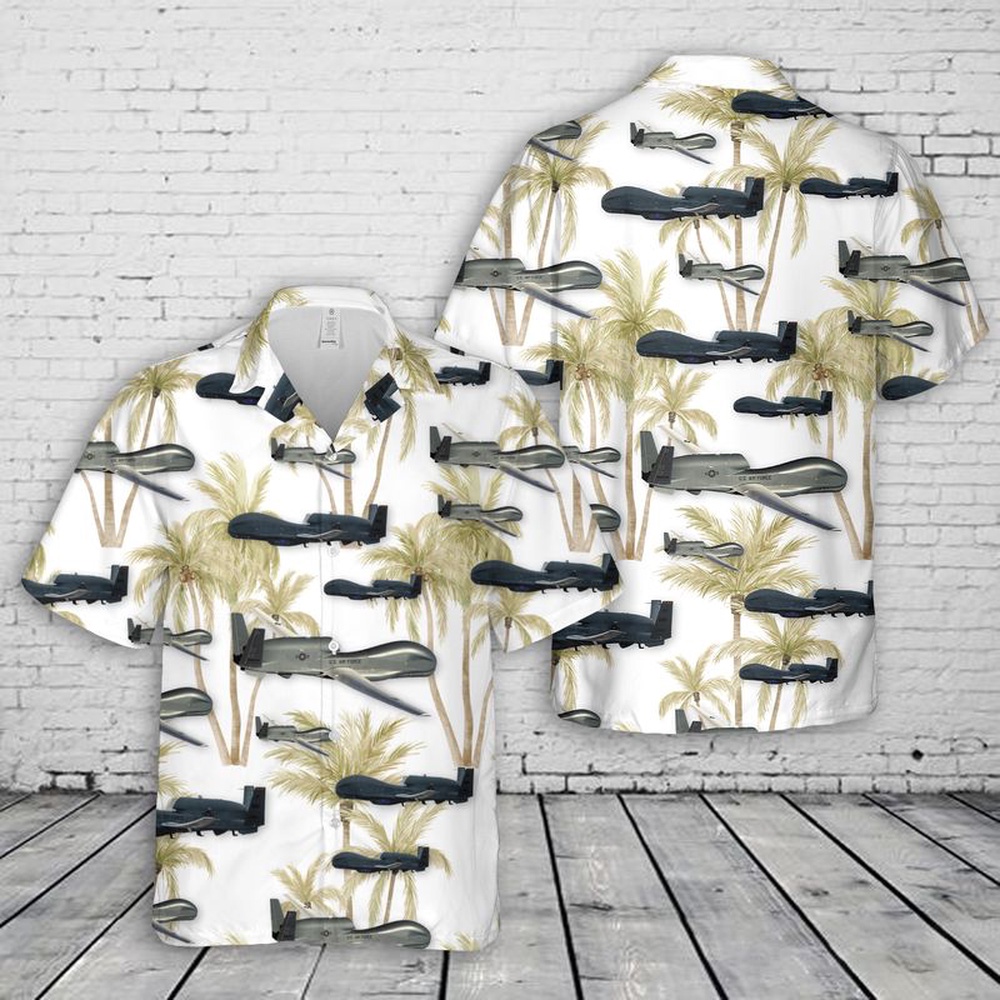 Air Force Hawaiian Shirt US Air Force Northrop Grumman RQ 4 Global Hawk Hawaiian Shirt Veteran Hawaiian Shirt 1 pql8ak.jpg