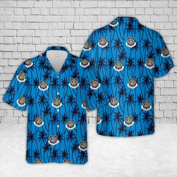 Air Force Hawaiian Shirt, US Air Force Pacific Air Forces (PACAF) Fifth Air Force (5 AF) Hawaiian Shirt, Veteran Hawaiian Shirt