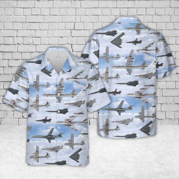 Air Force Hawaiian Shirt, US Air Force Strategic Bombers Hawaiian Shirt, Veteran Hawaiian Shirt
