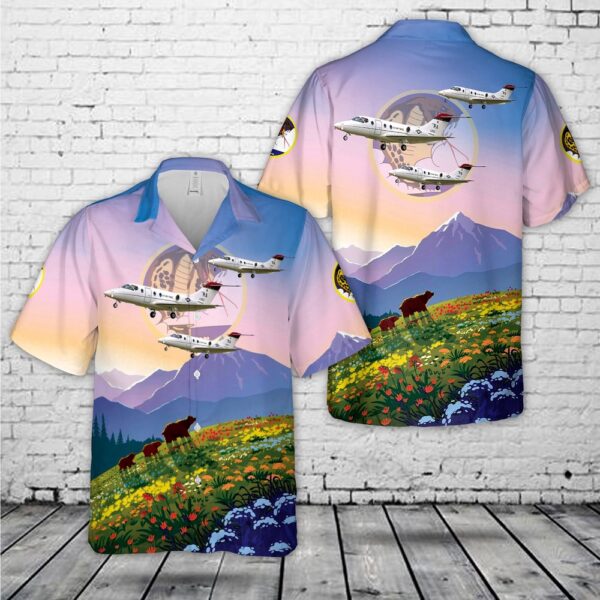 Air Force Hawaiian Shirt, US Air Force T-1 Jayhawk 39th Flying Training Squadron Hawaiian Shirt, Veteran Hawaiian Shirt