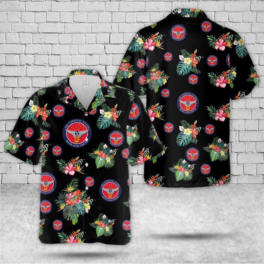 Air Force Hawaiian Shirt US Air Force Tennessee Air National Guard Air Force Band of the Smoky Mountains 572nd Air Force Band Hawaiian Shirt 1 m4iodj.jpg