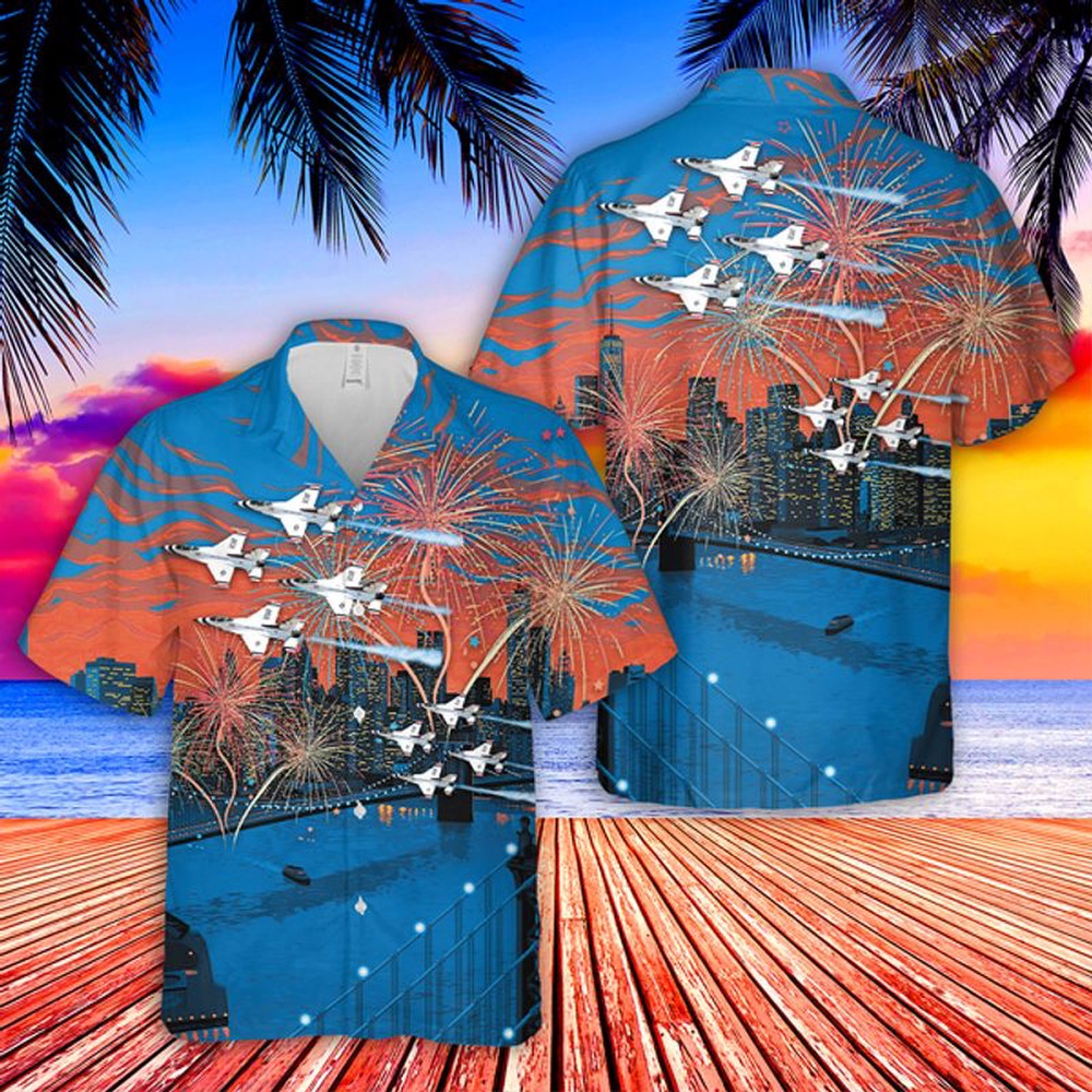 Air Force Hawaiian Shirt US Air Force Thunderbirds 4th Of July Hawaiian Shirt Veteran Hawaiian Shirt 1 judjst.jpg