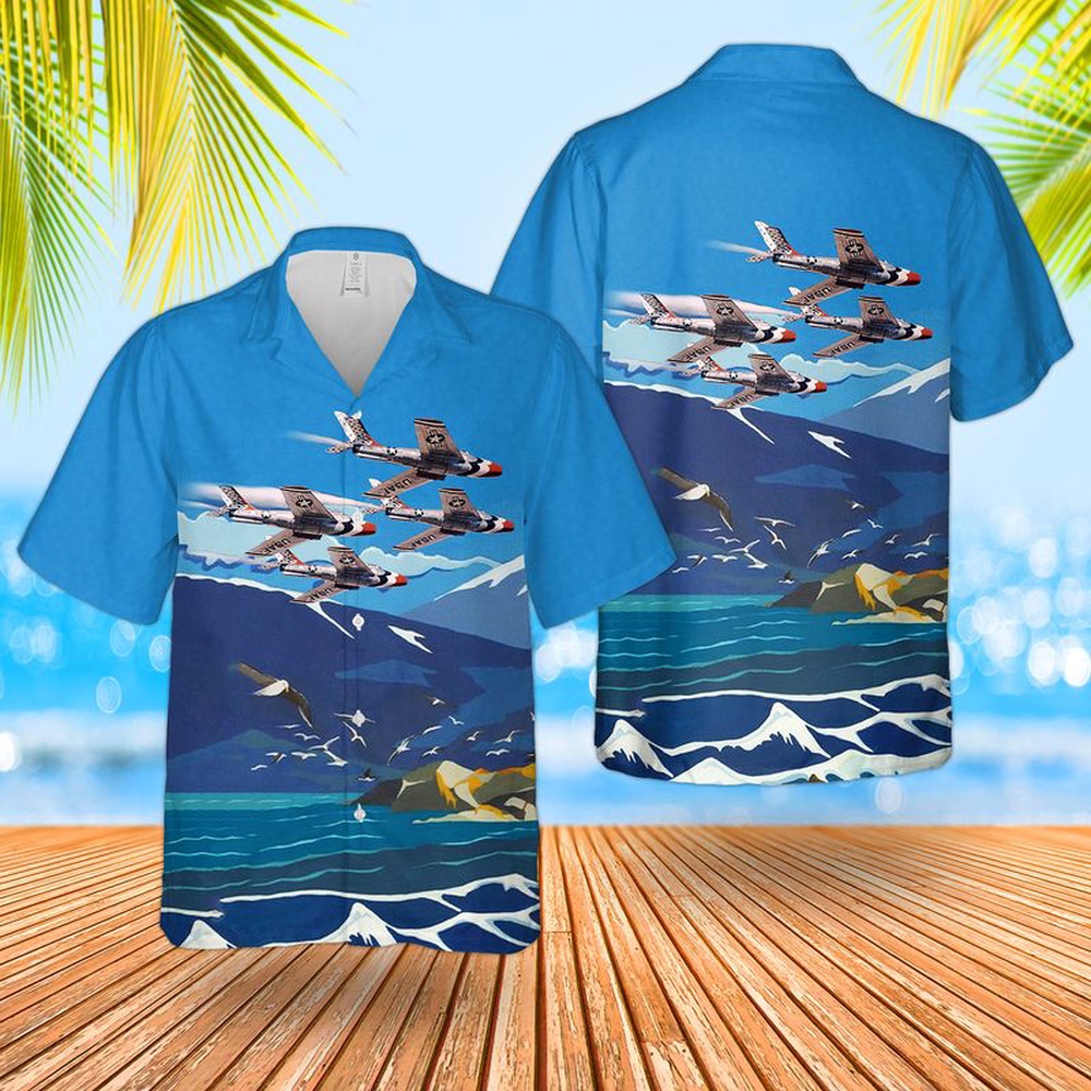 Air Force Hawaiian Shirt US Air Force Thunderbirds Republic F 84F Thunderstreak Hawaiian Shirt Veteran Hawaiian Shirt 1 gwtaov.jpg Air Force Hawaiian Shirt US Air Force Thunderbirds Republic F 84F Thunderstreak Hawaiian Shirt Veteran Hawaiian Shirt 1 gwtaov.jpg