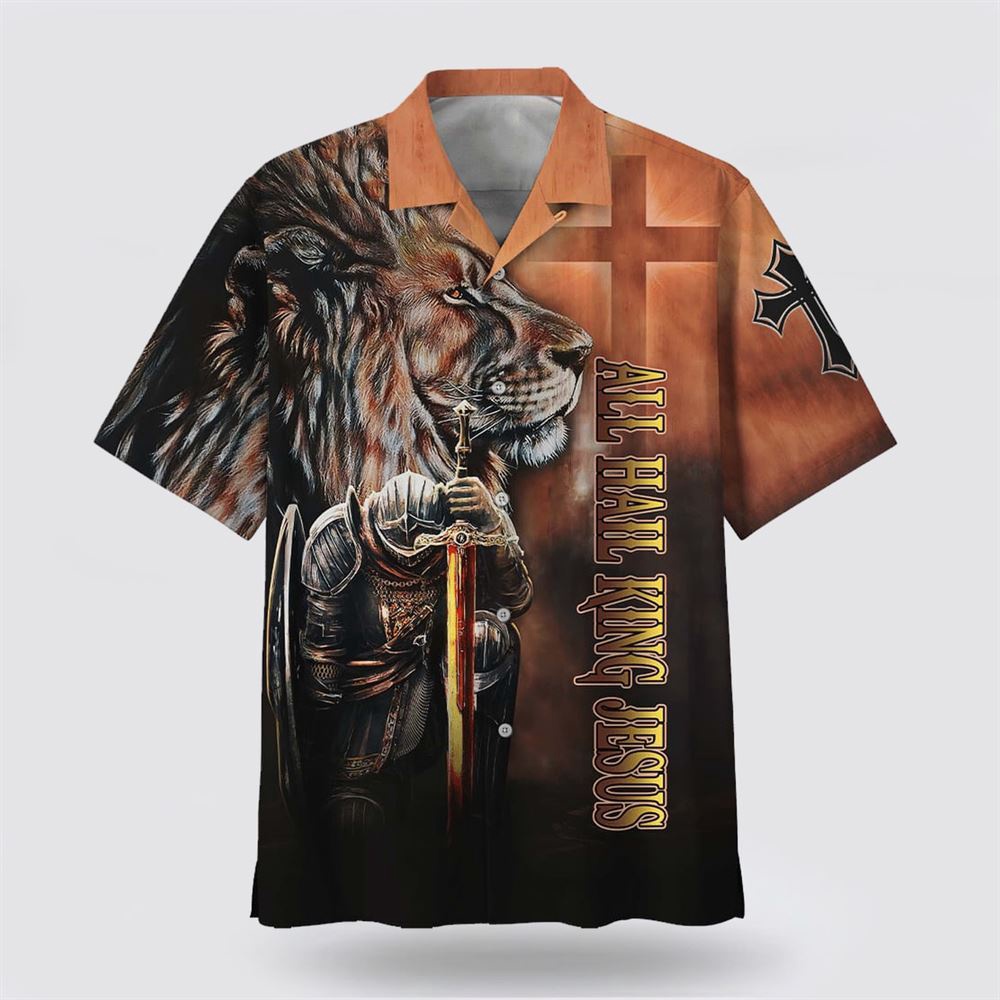 All Hail King Jesus And Lion Hawaiian Shirt Christian Hawaiian Shirt Religious Aloha Shirt 1 znuapn.jpg