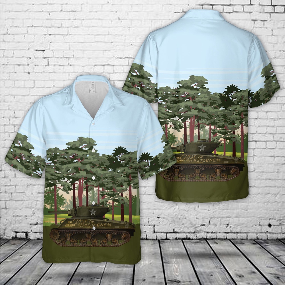 Army Hawaiian Shirt US Army 4th Armored Division M4A3E2 Jumbo Cobra King with the First in Bastogne inscription Hawaiian Shirt 1 zbz4lv.jpg Army Hawaiian Shirt US Army 4th Armored Division M4A3E2 Jumbo Cobra King with the First in Bastogne inscription Hawaiian Shirt 1 zbz4lv.jpg