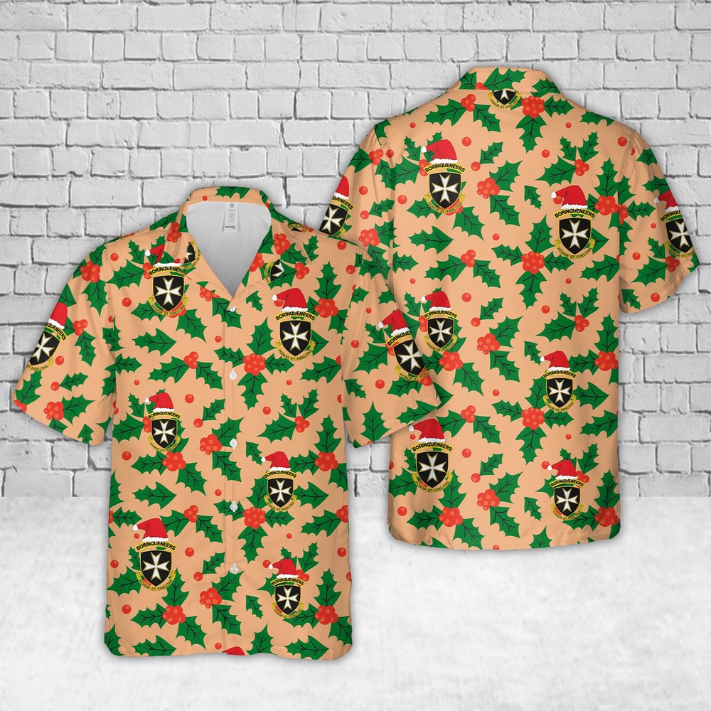 Army Hawaiian Shirt US Army 65th Infantry Regiment The Borinqueneers Christmas Hawaiian Shirt Military Aloha Shirt 1 pcosg0.jpg Army Hawaiian Shirt US Army 65th Infantry Regiment The Borinqueneers Christmas Hawaiian Shirt Military Aloha Shirt 1 pcosg0.jpg