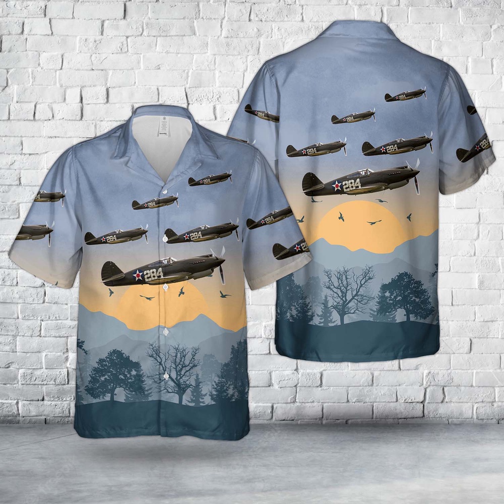 Army Hawaiian Shirt US Army Air Corps Curtiss P 40B Hawaiian Shirt Military Aloha Shirt 1 ehorob.jpg Army Hawaiian Shirt US Army Air Corps Curtiss P 40B Hawaiian Shirt Military Aloha Shirt 1 ehorob.jpg