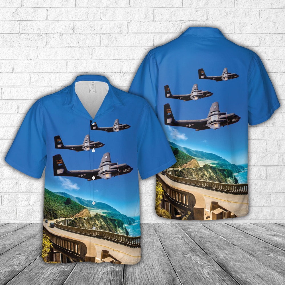 Army Hawaiian Shirt US Army DeHavilland C 7 CV 2 Caribou Hawaiian Shirt Military Aloha Shirt 1 jgsva1.jpg Army Hawaiian Shirt US Army DeHavilland C 7 CV 2 Caribou Hawaiian Shirt Military Aloha Shirt 1 jgsva1.jpg