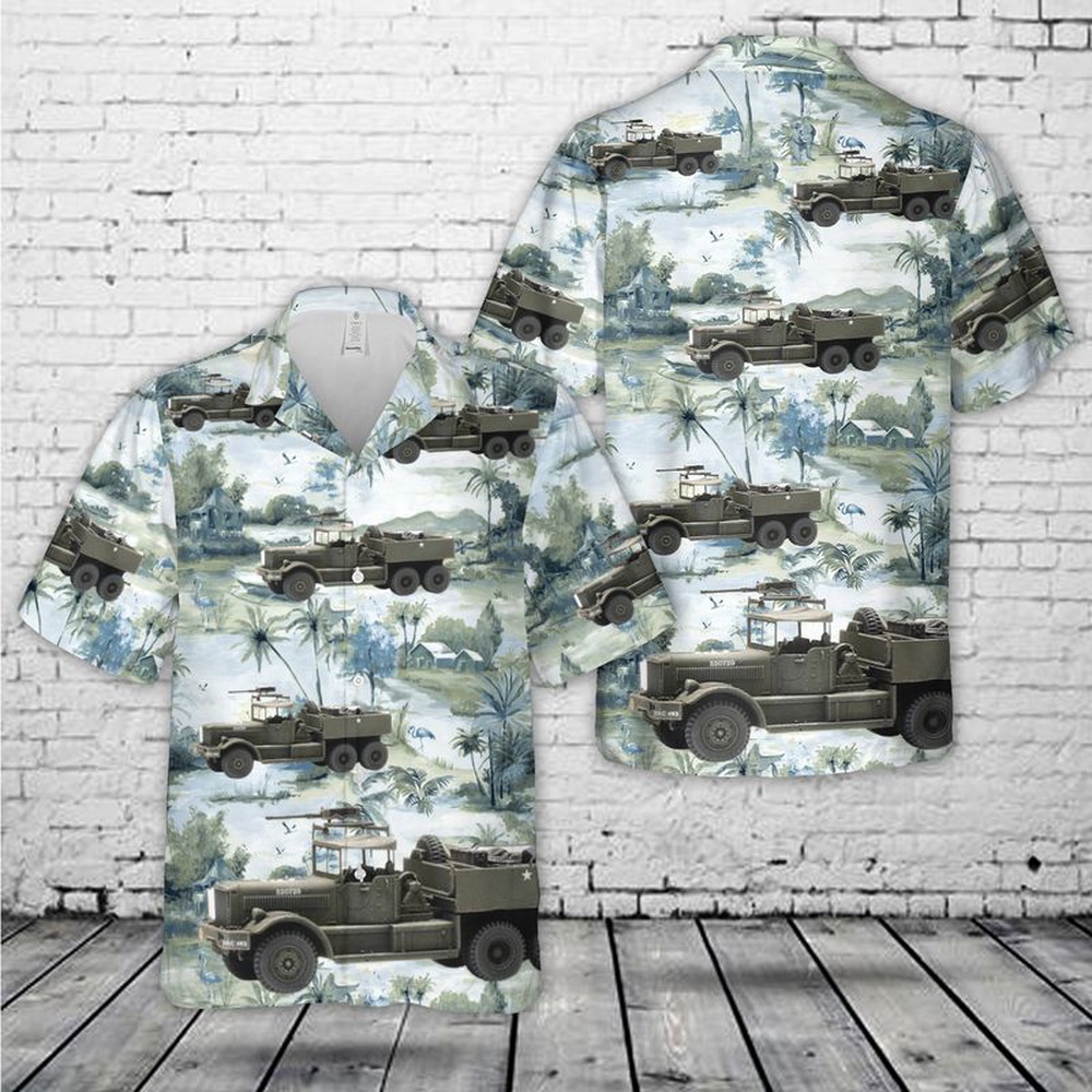 Army Hawaiian Shirt US Army M19 Diamond T with trailer Hawaiian Shirt Military Aloha Shirt 1 tp01x2.jpg Army Hawaiian Shirt US Army M19 Diamond T with trailer Hawaiian Shirt Military Aloha Shirt 1 tp01x2.jpg