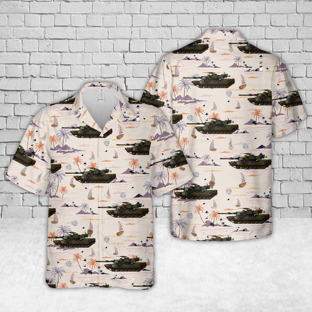 Army Hawaiian Shirt US Army M1A1 HA of the 4th Tang gun 3th platoon A Company 133 armor in the 2000s Hawaiian Shirt 1 vzecns.jpg Army Hawaiian Shirt US Army M1A1 HA of the 4th Tang gun 3th platoon A Company 133 armor in the 2000s Hawaiian Shirt 1 vzecns.jpg