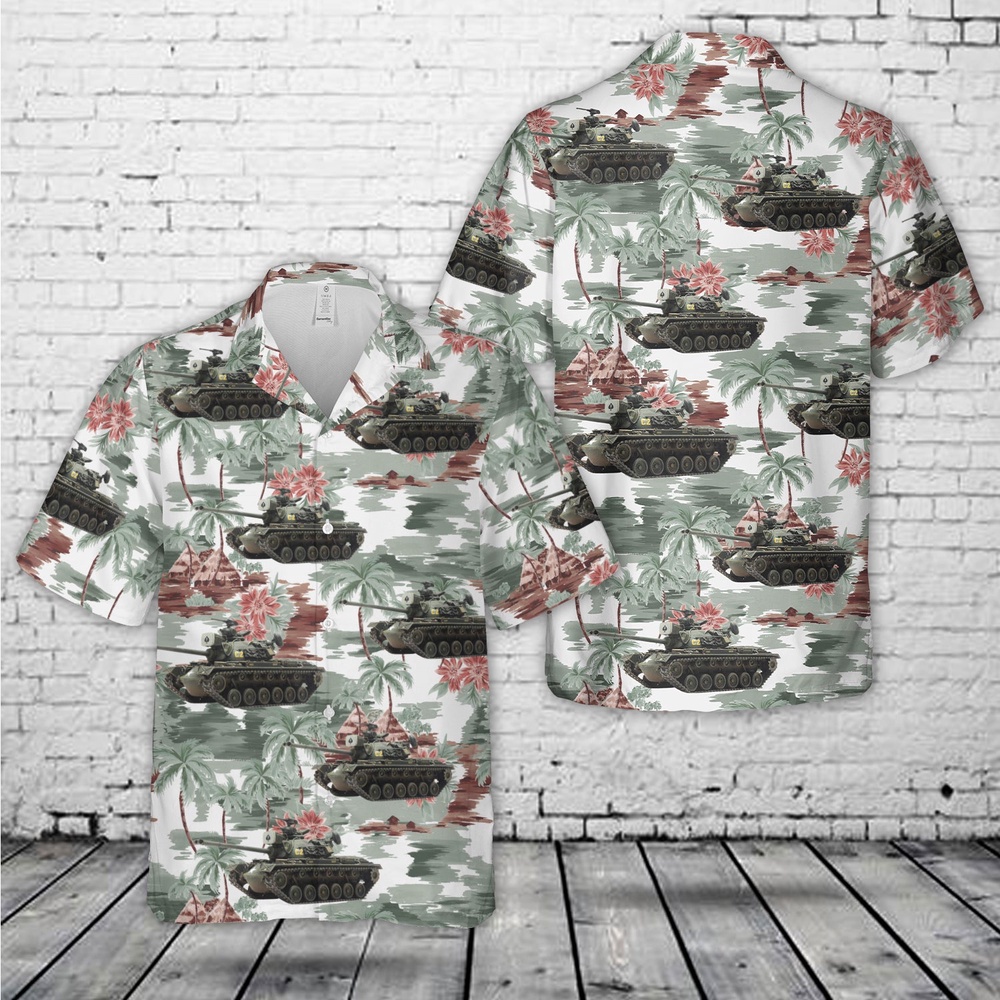 Army Hawaiian Shirt US Army M48A2 combat ready Vietnam War Hawaiian Shirt Military Aloha Shirt 1 sqwnue.jpg