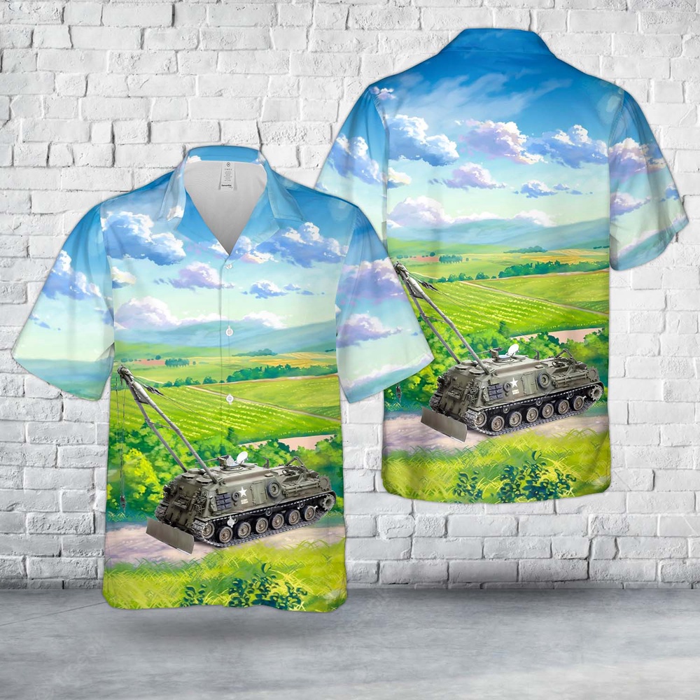 Army Hawaiian Shirt US Army M88 Heavy Recover Tank Vietnam war Hawaiian Shirt Military Aloha Shirt 1 qlesaj.jpg
