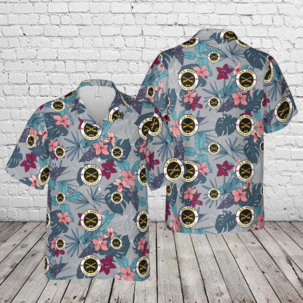 Army Hawaiian Shirt US Army MOS 474 Tank Driver Hawaiian Shirt Military Aloha Shirt 1 k82iil.jpg