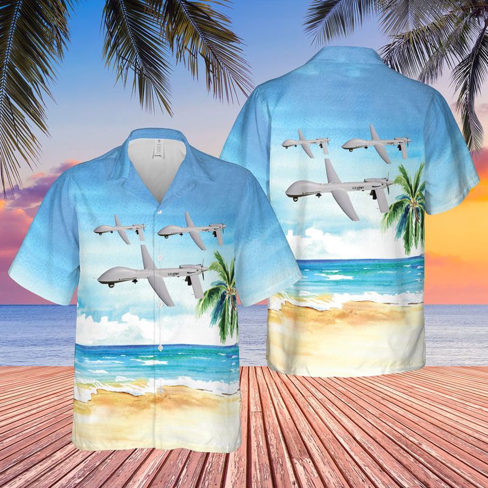 Army Hawaiian Shirt US Army MQ 1C Gray Eagle Hawaiian Shirt Military Aloha Shirt 1 jxhkim.jpg