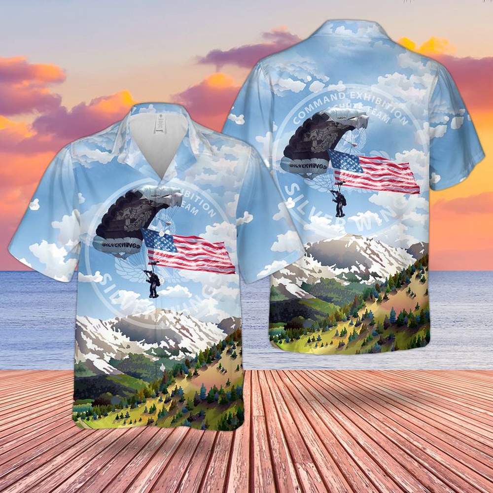 Army Hawaiian Shirt US Army Maneuver Center of Excellence Command Exhibition Parachute Team Silver Wings Hawaiian Shirt 1 xejxgm.jpg Army Hawaiian Shirt US Army Maneuver Center of Excellence Command Exhibition Parachute Team Silver Wings Hawaiian Shirt 1 xejxgm.jpg