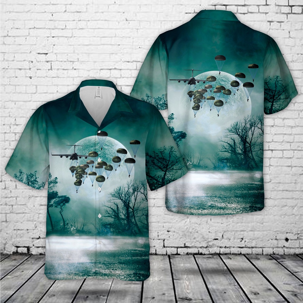 Army Hawaiian Shirt US Army Paratroopers With The 82nd Airborne Division Parachute Halloween Hawaiian Shirt Military Aloha Shirt 1 zfsfb7.jpg