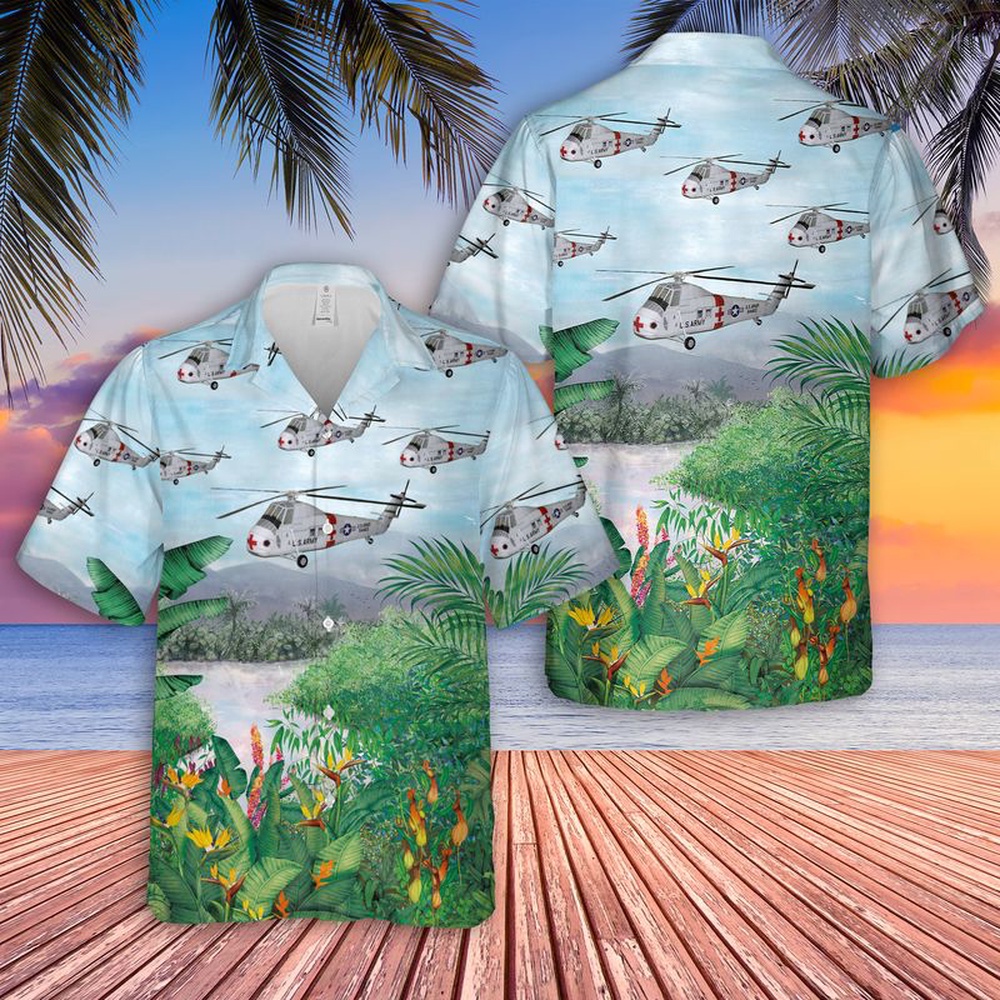 Army Hawaiian Shirt US Army Sikorsky Medevac CH 34C Choctaw Hawaiian Shirt Military Aloha Shirt 1 uvoxcy.jpg
