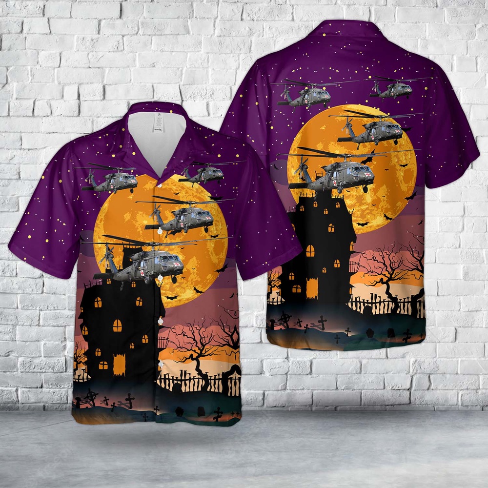 Army Hawaiian Shirt US Army Sikorsky UH 60 Blackhawk Medevac Halloween Hawaiian Shirt Military Aloha Shirt 1 pqumpf.jpg
