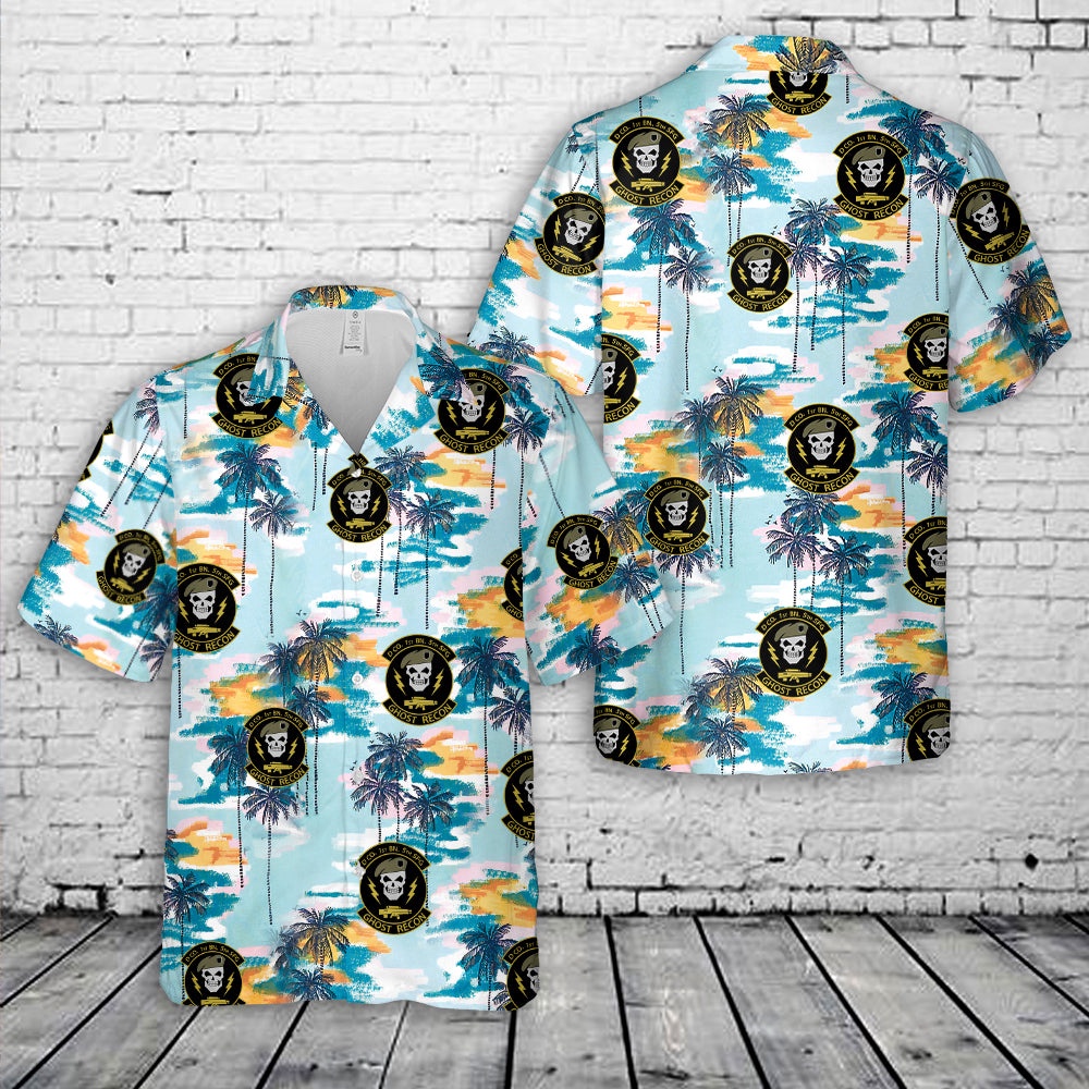 Army Hawaiian Shirt US Army Special Forces D Coy 1st Bn 5th SFG Ghost Recon Hawaiian Shirt Military Aloha Shirt 1 hzbjy0.jpg