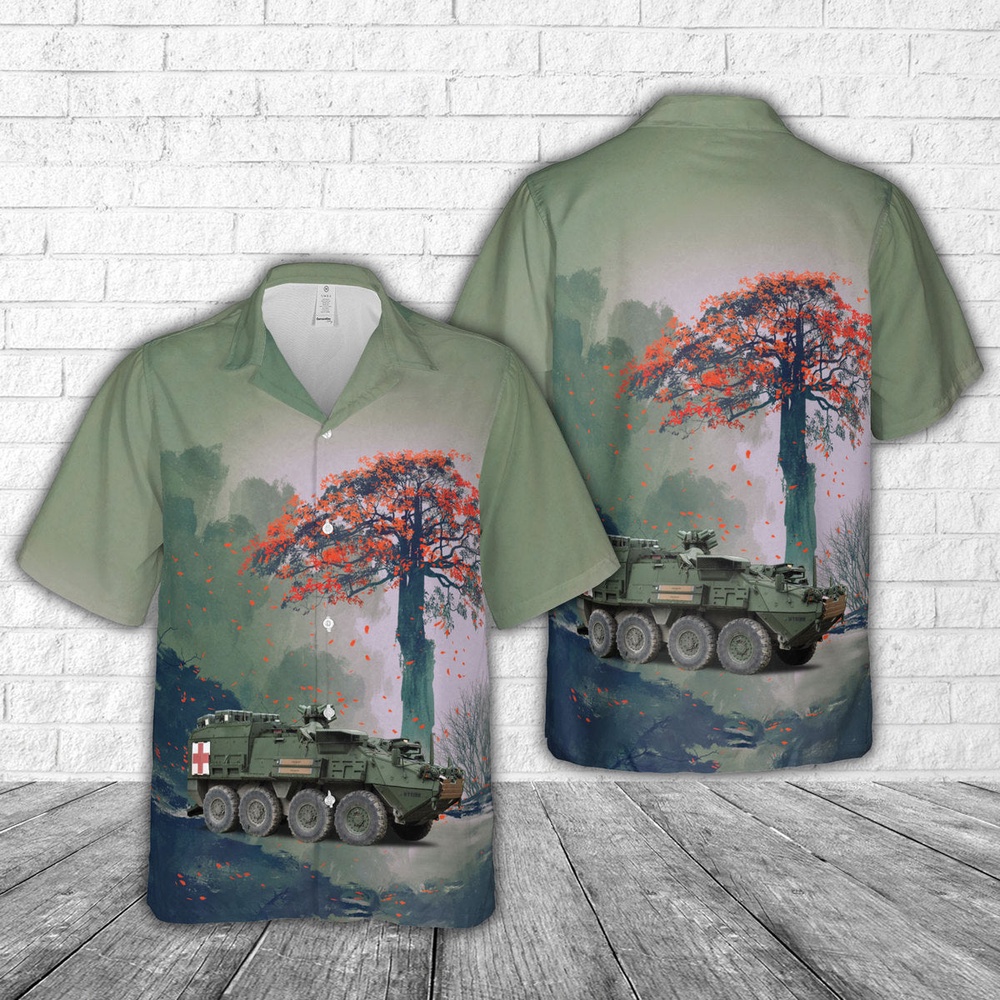 Army Hawaiian Shirt US Army Stryker medical vehicles Hawaiian Shirt Military Aloha Shirt 1 bdznvb.jpg