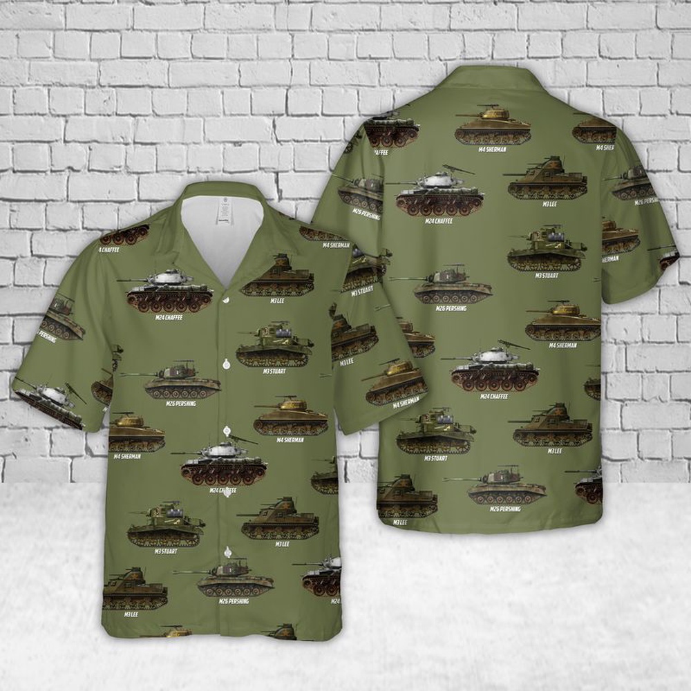 Army Hawaiian Shirt US Army Tank Of WWII Hawaiian Shirt Military Aloha Shirt 1 mvgphn.jpg