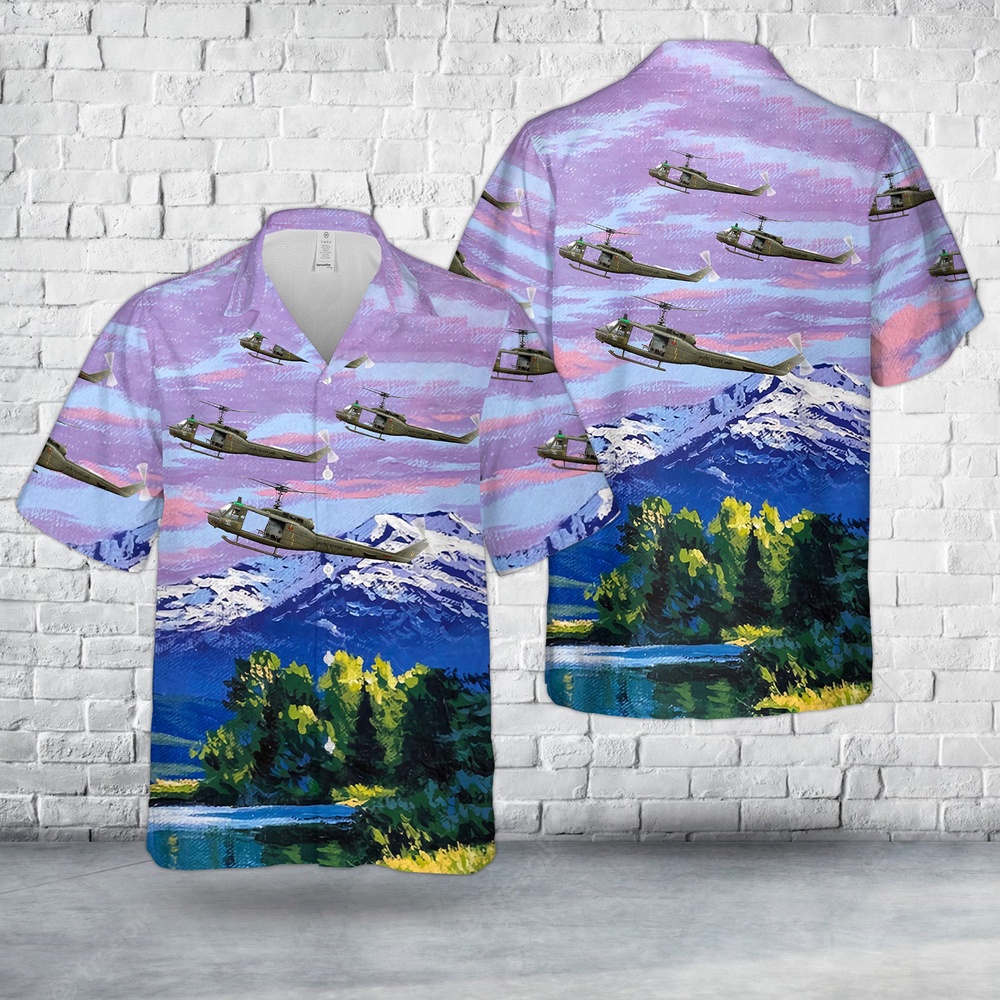 Army Hawaiian Shirt US Army UH 1D Iroquois 1st Cavalry Division Airmobile 229th Aviation Battalion A Company Vietnam 1965 Hawaiian Shirt 1 qhox5t.jpg