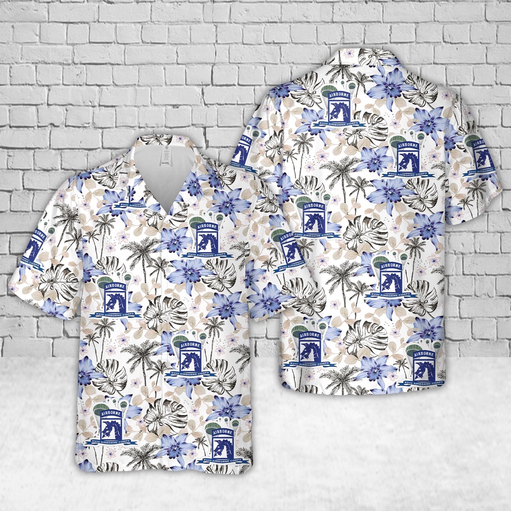 Army Hawaiian Shirt US Army XVIII Airborne Corps With Parachute Ribbon Hawaiian Shirt Military Aloha Shirt 1 zyrwib.jpg Army Hawaiian Shirt US Army XVIII Airborne Corps With Parachute Ribbon Hawaiian Shirt Military Aloha Shirt 1 zyrwib.jpg