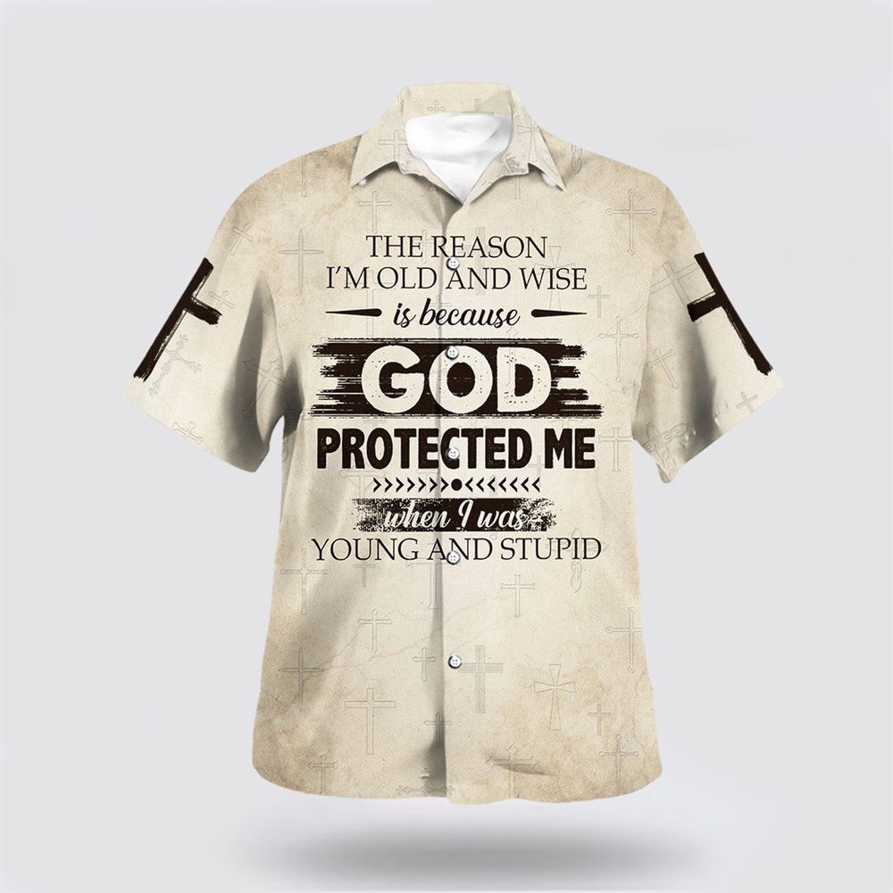 Because God Protects Me Hawaiian Shirt Christian Hawaiian Shirt Religious Aloha Shirt 1 oipdvw.jpg