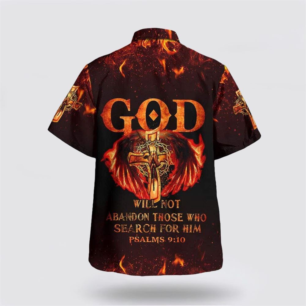 Bible Verse God Will Not Abandon Those Who Search For Him Jesus Cross Hawaiian Shirt Christian Hawaiian Shirt Religious Aloha Shirt 2 jc05fr.jpg