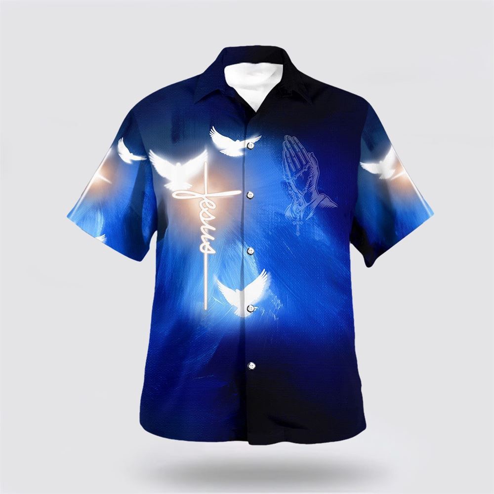 Christian Cross And White Doves Hawaiian Shirt Christian Hawaiian Shirt Religious Aloha Shirt 1 ggyvft.jpg