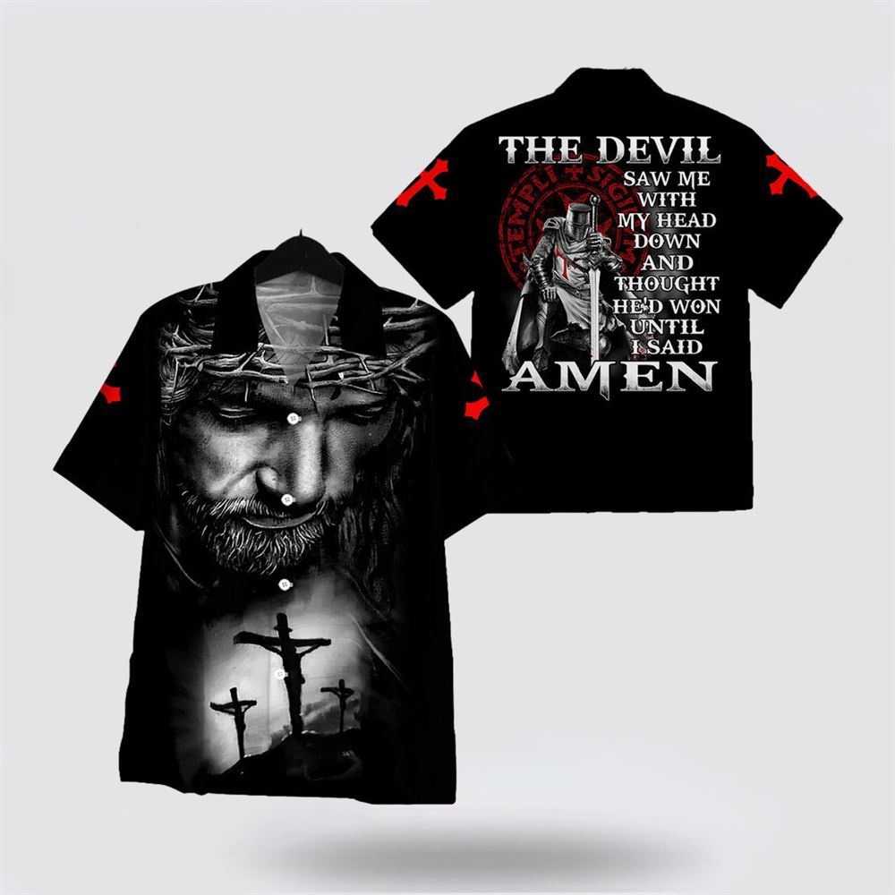 Christian Shirts The Devil Saw Me With My Head Down Hawaiian Shirt Religious Hawaiian Shirt Christian Aloha Shirt Christian Gift 1 kokssi.jpg