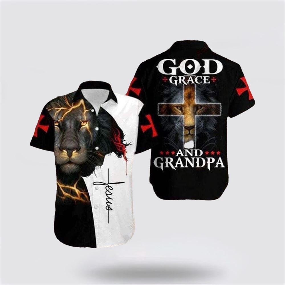Cross Jesus Bible Lion God Grace And Grandpa Christian Hawaiian Shirt Religious Hawaiian Shirt Christian Aloha Shirt Christian Gift 1 prkxxn.jpg Cross Jesus Bible Lion God Grace And Grandpa Christian Hawaiian Shirt Religious Hawaiian Shirt Christian Aloha Shirt Christian Gift 1 prkxxn.jpg