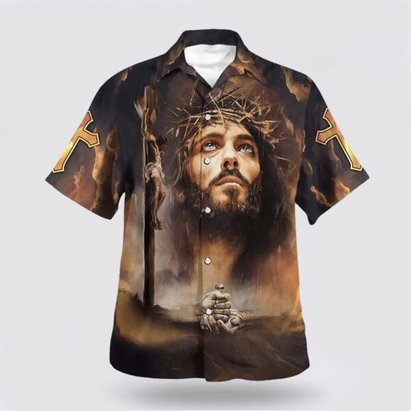 Christian Hawaiian Shirt, Crucifixion Of Jesus Hawaiian Shirt, Religion Hawaiian Shirt