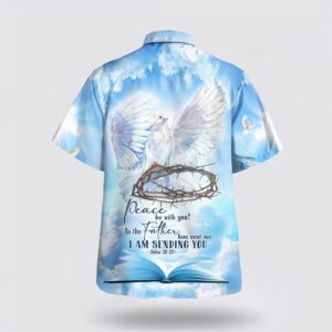 Christian Hawaiian Shirt, Dove Peace Be…