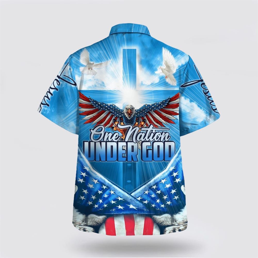 Eagle One Nation Under God American Hawaiian Shirt Christian Hawaiian Shirt Religious Aloha Shirt 2 zzikwi.jpg Eagle One Nation Under God American Hawaiian Shirt Christian Hawaiian Shirt Religious Aloha Shirt 2 zzikwi.jpg