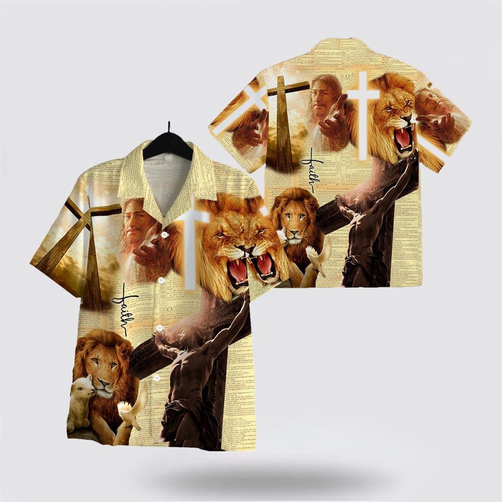 Faith Lion Lamb Jesus 3D Hawaiian Shirt Religious Hawaiian Shirt Christian Aloha Shirt Christian Gift 1 rxujsv.jpg Faith Lion Lamb Jesus 3D Hawaiian Shirt Religious Hawaiian Shirt Christian Aloha Shirt Christian Gift 1 rxujsv.jpg