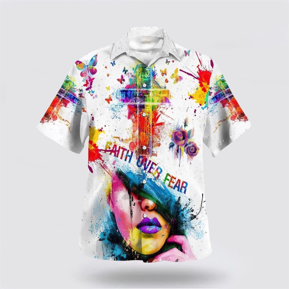 Faith Over Fear Cross Hawaiian Shirt Christian Hawaiian Shirt Religious Aloha Shirt 1 aado9a.jpg Faith Over Fear Cross Hawaiian Shirt Christian Hawaiian Shirt Religious Aloha Shirt 1 aado9a.jpg