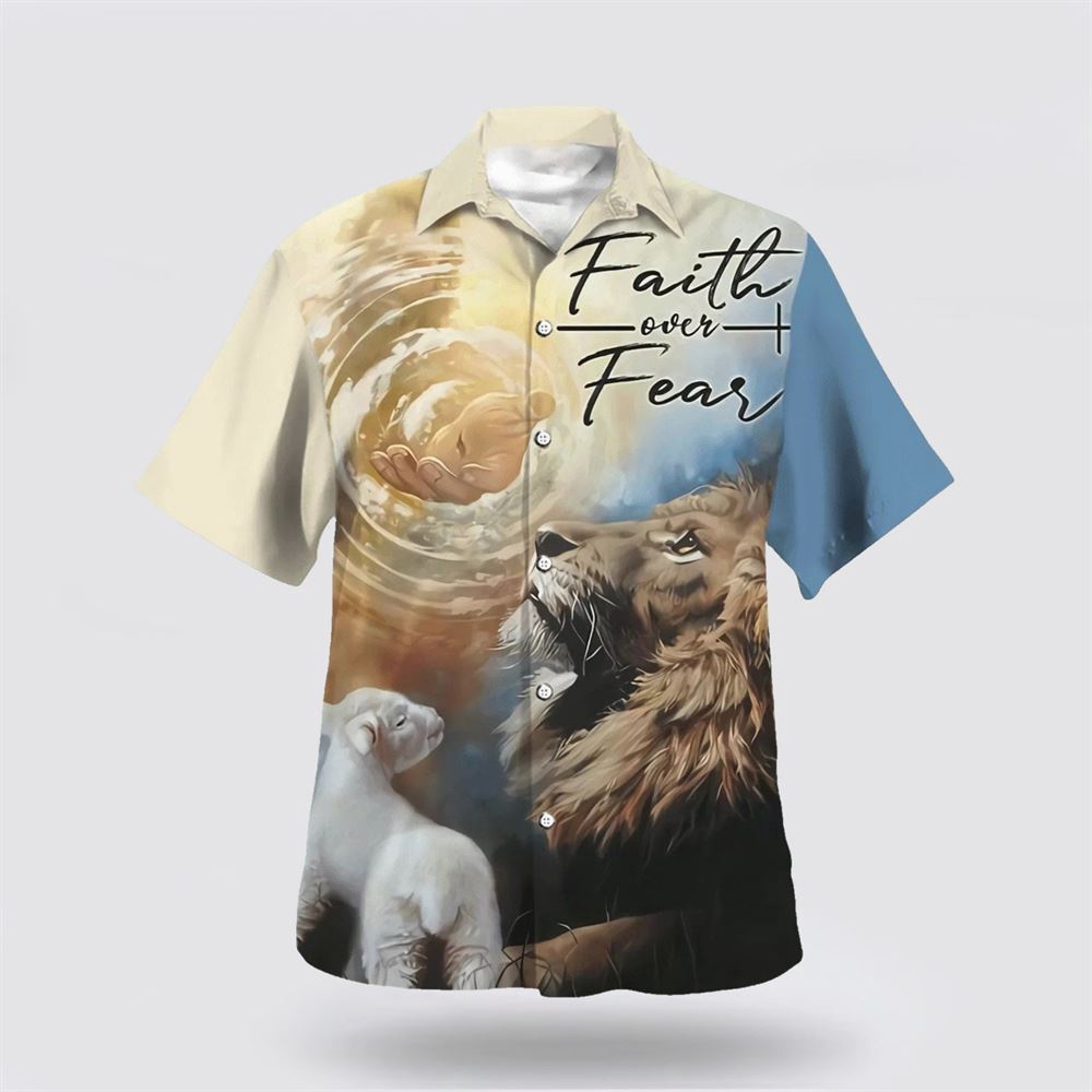 Faith Over Fear Hawaiian Shirt Jesus Lion And Lamb Hawaiian Shirts For Men Christian Hawaiian Shirt Religious Aloha Shirt 1 hjiuau.jpg Faith Over Fear Hawaiian Shirt Jesus Lion And Lamb Hawaiian Shirts For Men Christian Hawaiian Shirt Religious Aloha Shirt 1 hjiuau.jpg